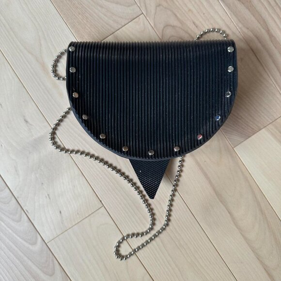 Unique Handmade Rubber & Stainless Steel Mini Purse by Gloria Gerber - Picture 4 of 7